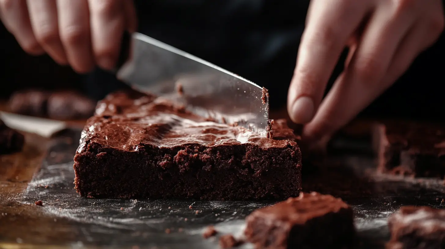 Brownie cutting techniques