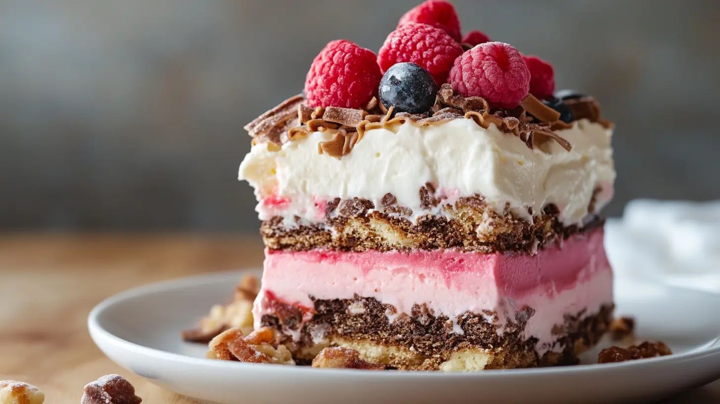 Layered desserts for brunch