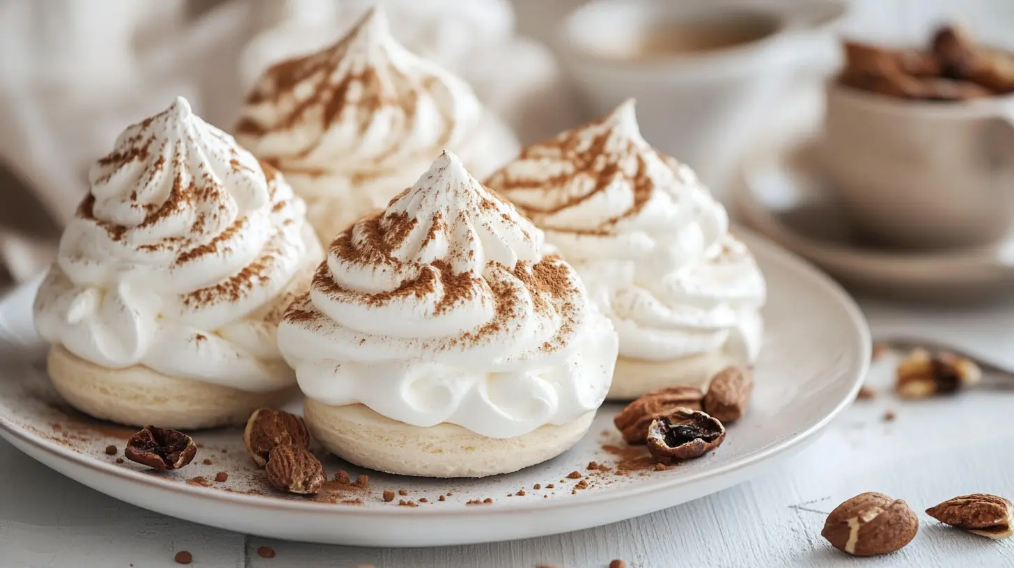 Meringue desserts for brunch