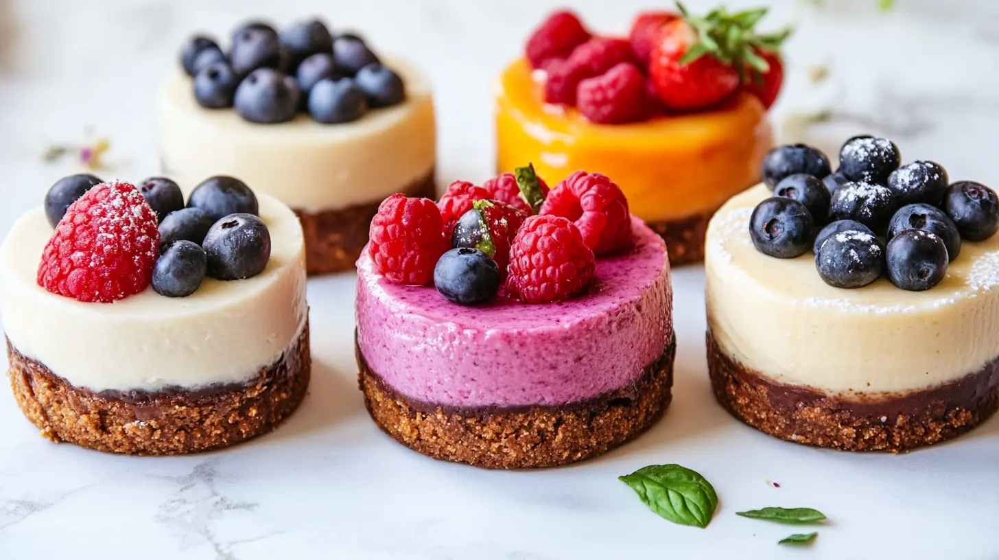 Refined sugar-free desserts for brunch gatherings