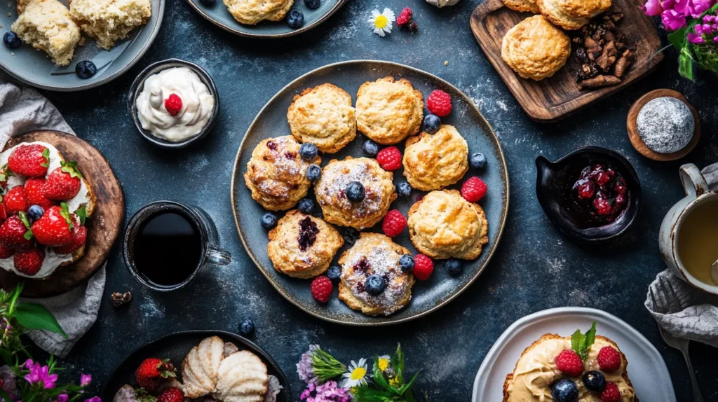 Flavored scones for brunch