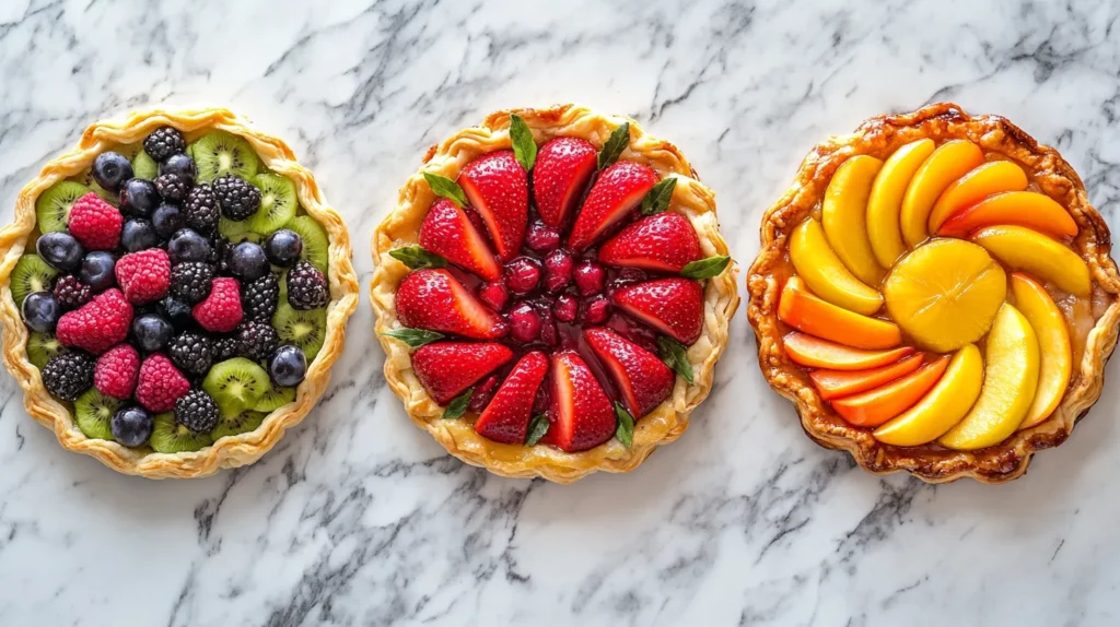 Fruit-forward galettes for brunch dessert tables