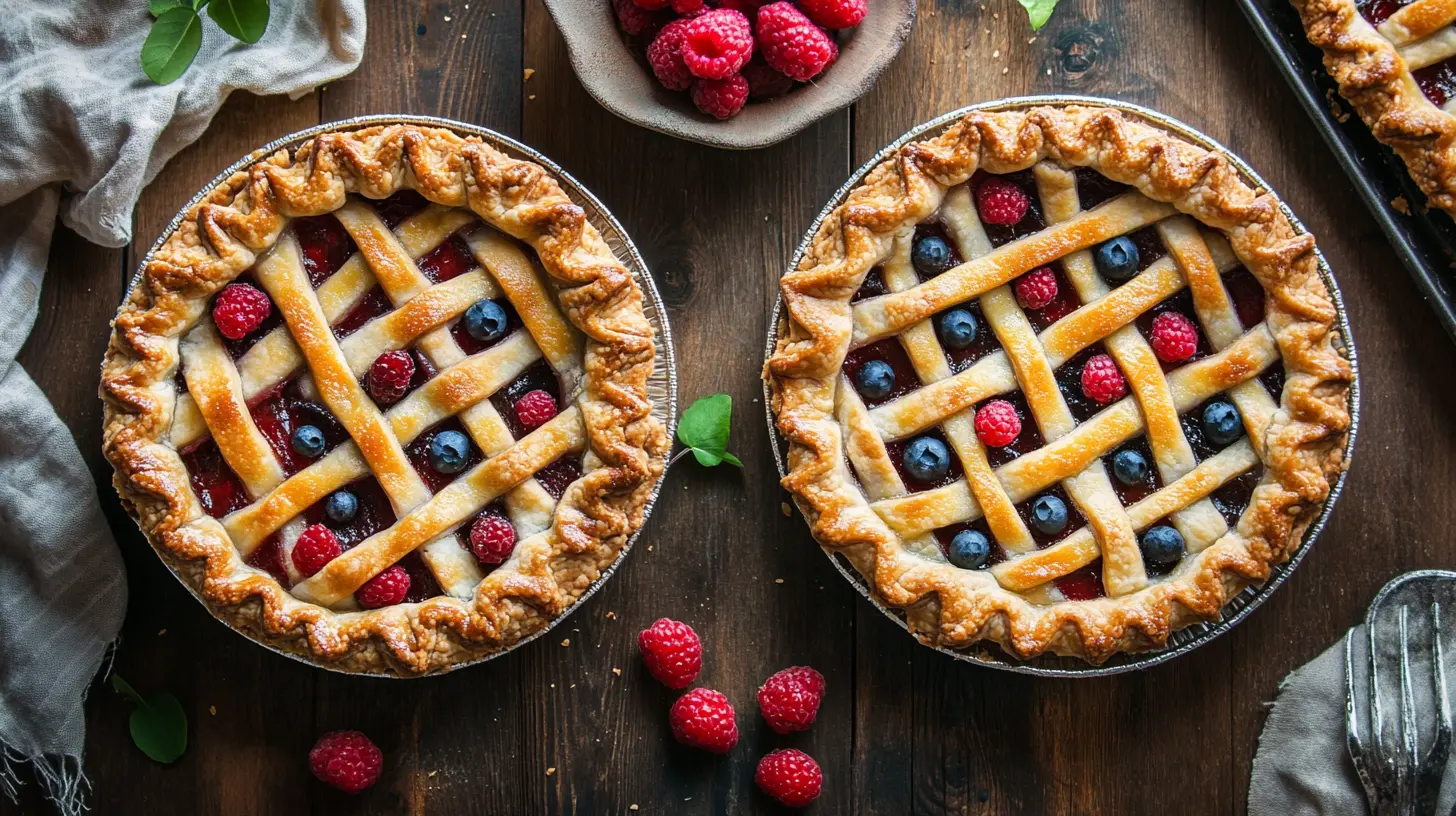 Gluten-free brunch pies with almond crust