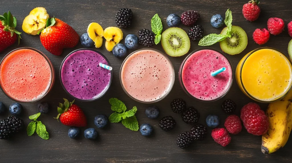 Immunity-boosting berry smoothies for brunch