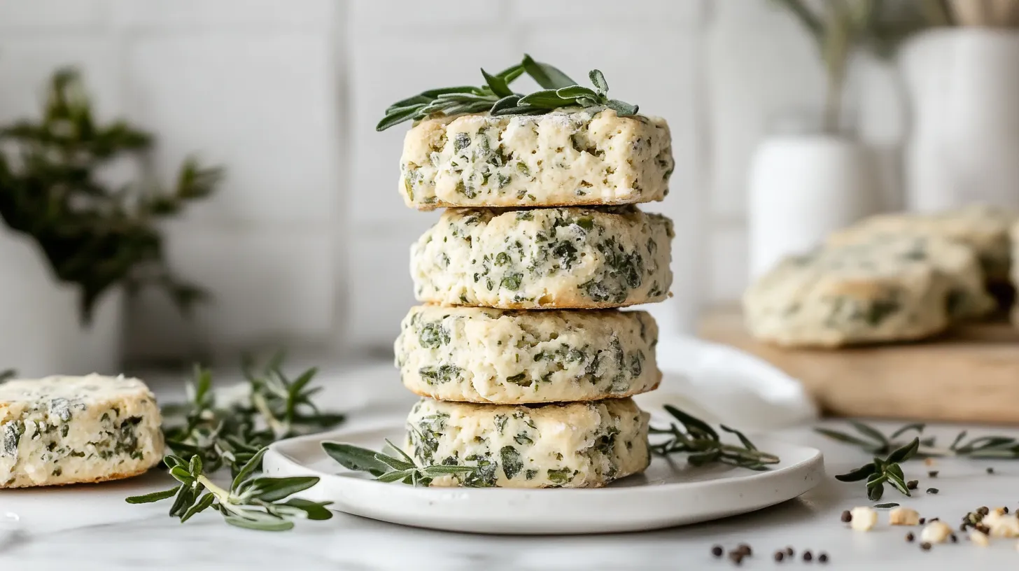 Savory herb scones for a refined brunch spread