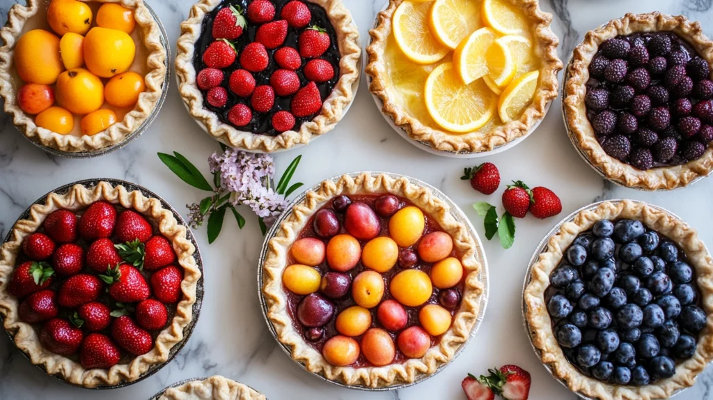 Stone fruit pies for summer brunch desserts