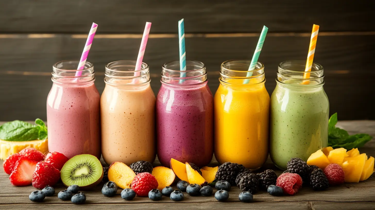 Vitamin-rich smoothies for brunch