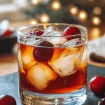 SMOKY MAPLE BOURBON CRANBERRY OLD FASHIONED