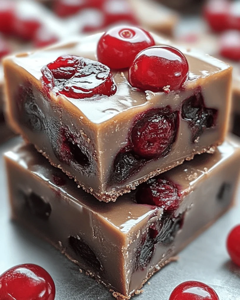 CHERRY GARCIA FUDGE