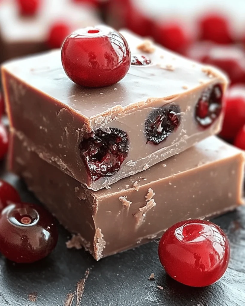 CHERRY GARCIA FUDGE