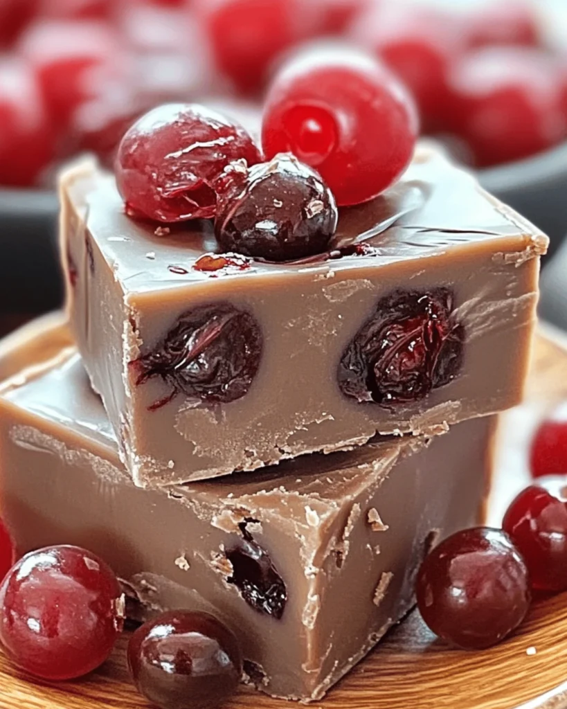 CHERRY GARCIA FUDGE