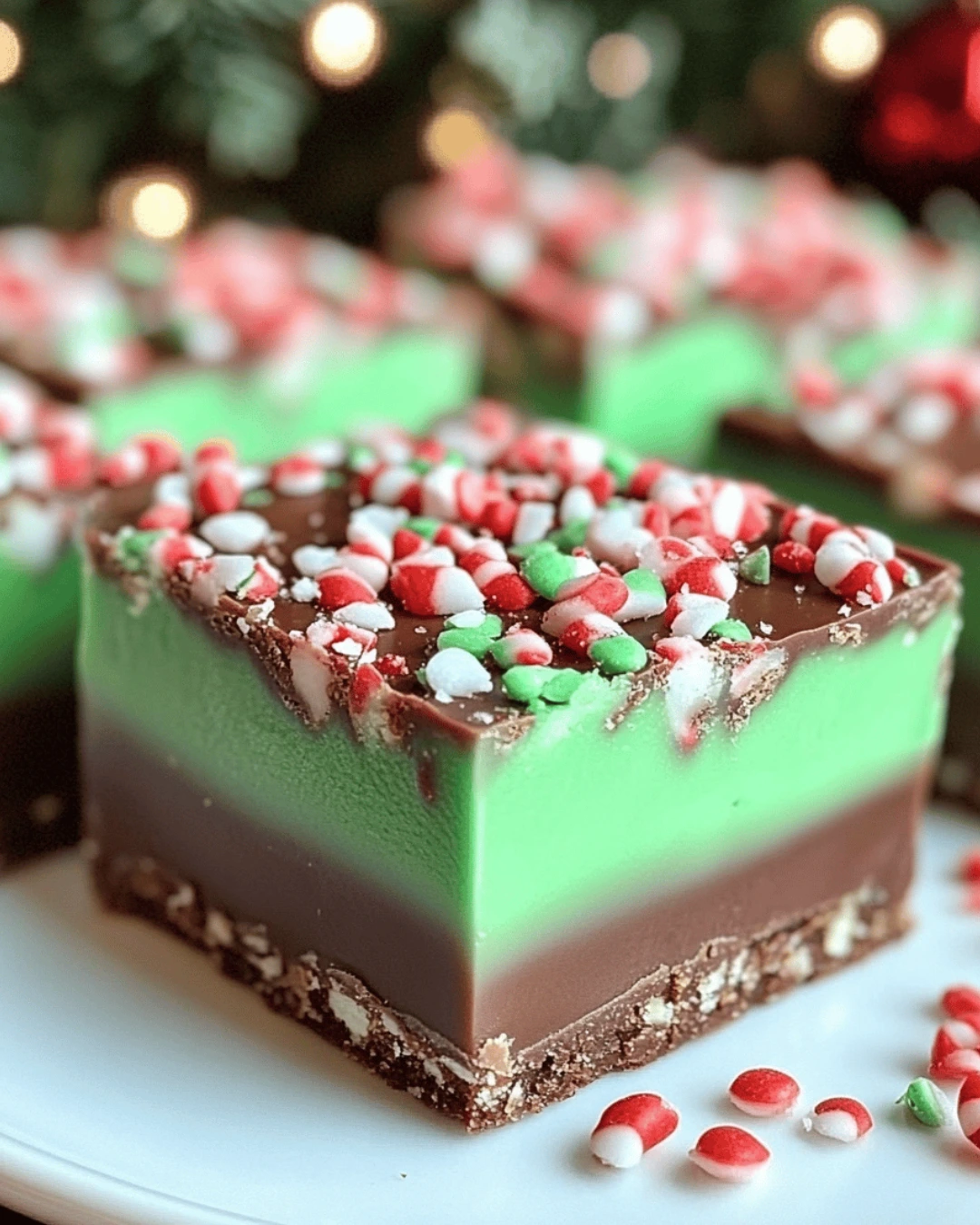 GRINCH PEPPERMINT FUDGE RECIPE