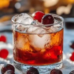 SMOKY MAPLE BOURBON CRANBERRY OLD FASHIONED