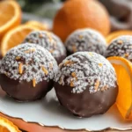 DARK CHOCOLATEY WITH ORANGE GINGER SNOWBALLS