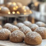 GINGERBREAD SNOWBALL COOKIES