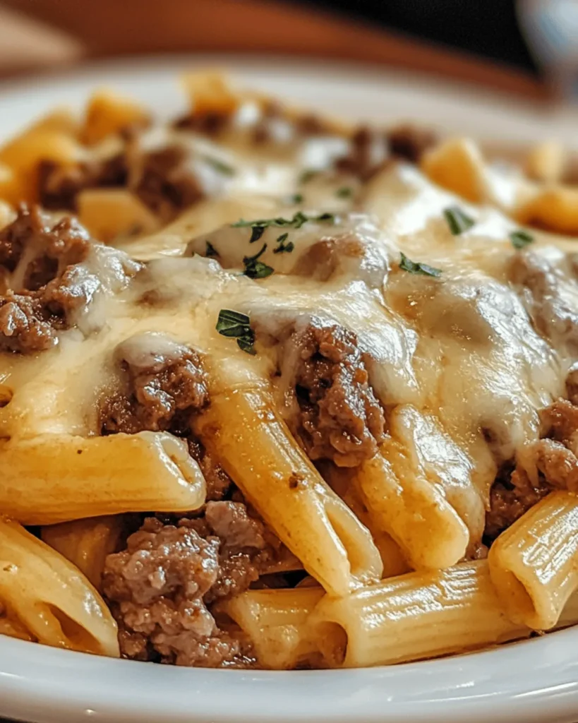 PHILLY STYLE CHEESESTEAK PASTA