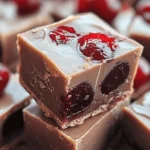 AMARENA CHERRY ESPRESSO FUDGE SQUARES