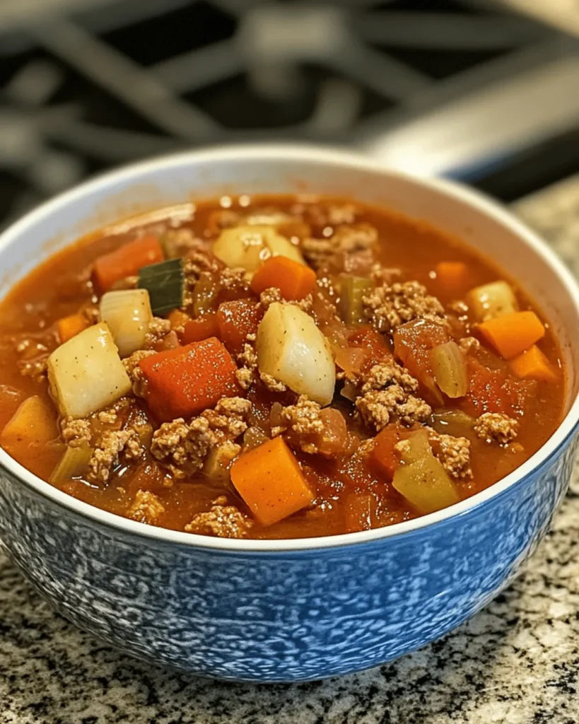 HEARTY CABBAGE ROLL SOUP