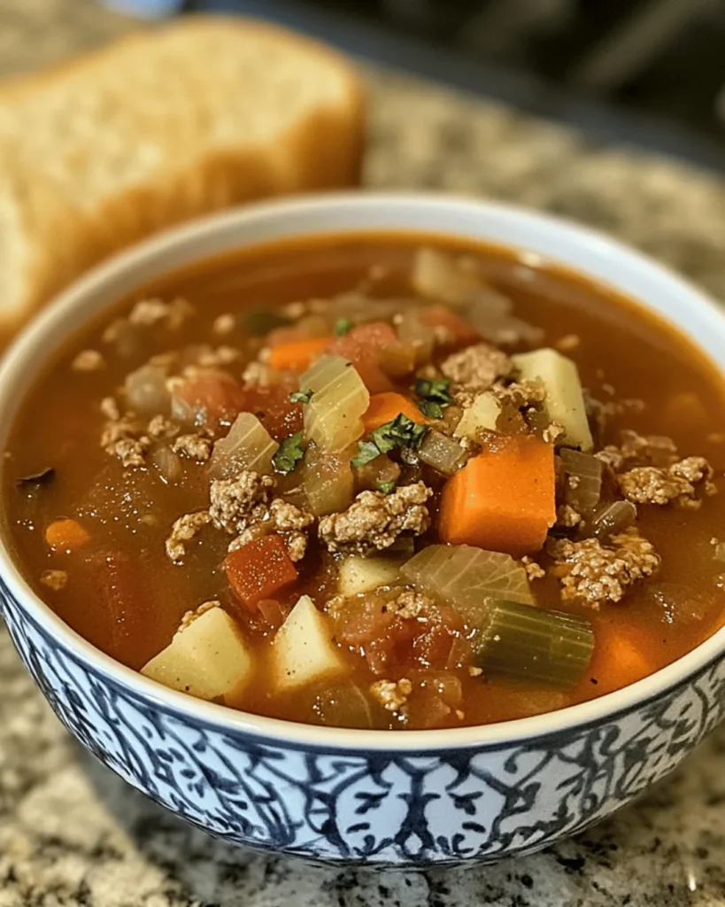 HEARTY CABBAGE ROLL SOUP