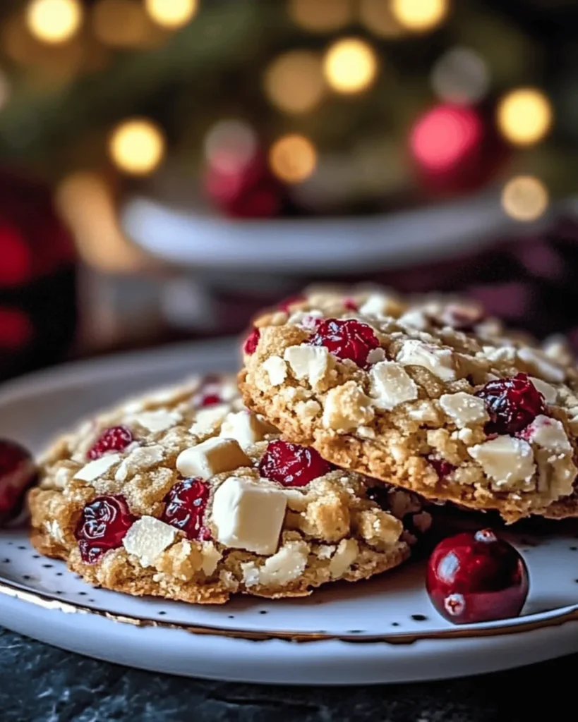 GOLDEN WHITE CHOCOLATE CRANBERRY FLORENTINES