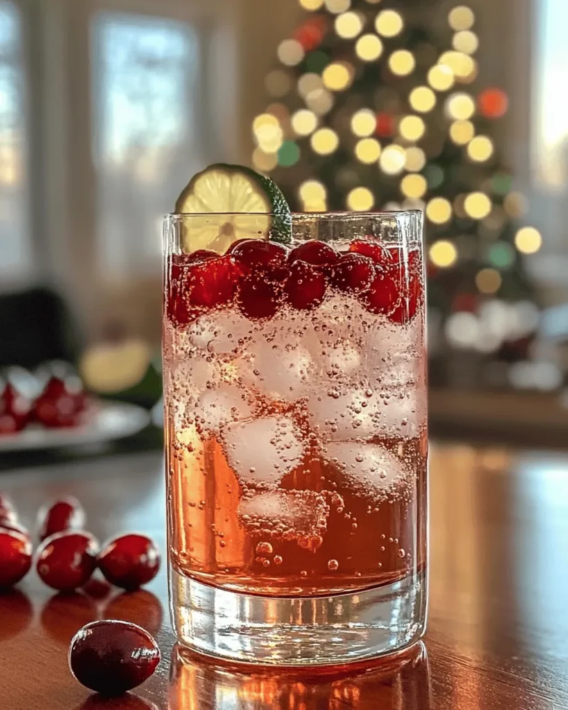 SPARKLING CRANBERRY POMEGRANATE HOLIDAY COLLINS