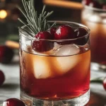 SMOKED ROSEMARY CRANBERRY BOURBON OLD FASHIONED