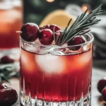 SMOKED ROSEMARY CRANBERRY BOURBON OLD FASHIONED