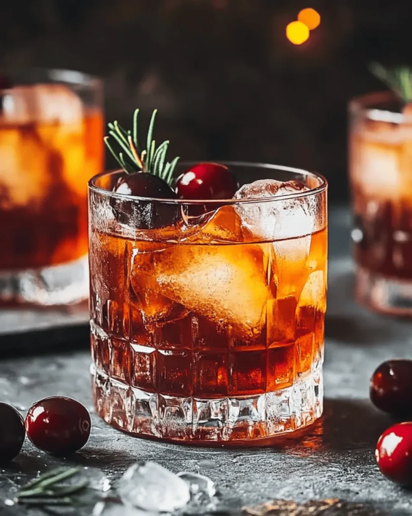 RUBY CRANBERRY & AMARENA CHERRY OLD FASHIONED BLISS