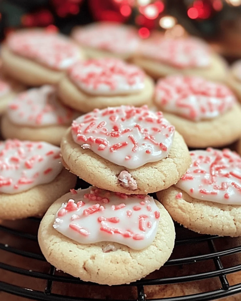 PEPPERMINT MELTAWAY COOKIES