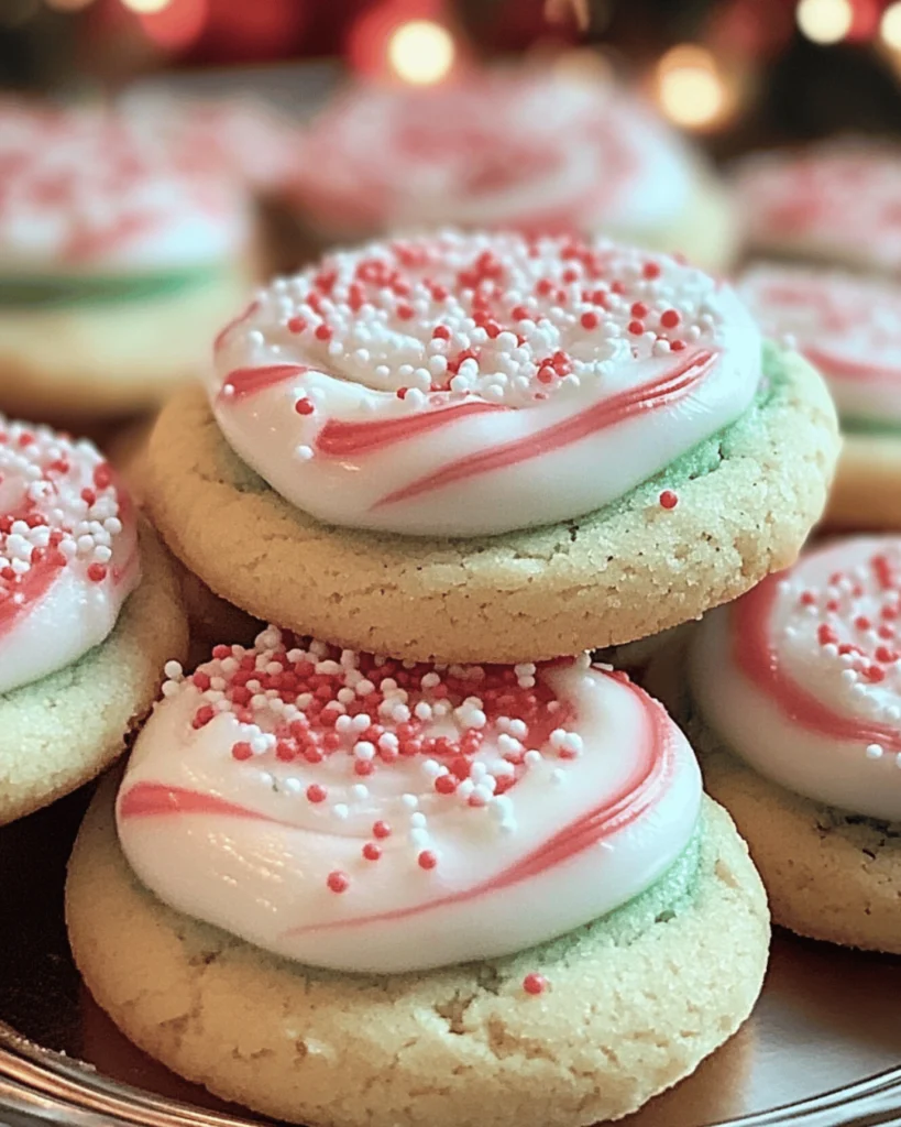 PEPPERMINT MELTAWAY COOKIES