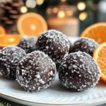 DARK CHOCOLATE & ORANGE GINGER SNOWBALLS