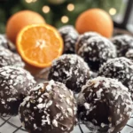 DARK CHOCOLATE & ORANGE GINGER SNOWBALLS