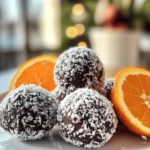 DARK CHOCOLATE & ORANGE GINGER SNOWBALLS