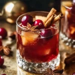 CINNAMON MAPLE CRANBERRY OLD FASHIONED