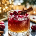 CINNAMON MAPLE CRANBERRY OLD FASHIONED