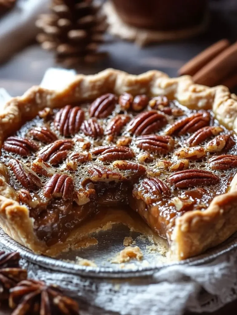 BOURBON-CARAMEL PECAN PIE BAKE