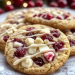 WHITE CHOCOLATE CRANBERRY COOKIES